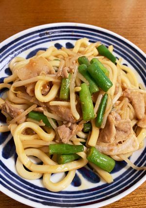 ピリ辛味噌焼うどん-レシピのメイン写真