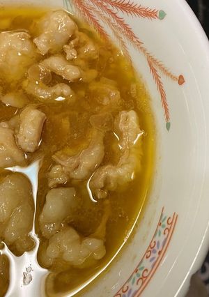 袋麺の味噌ラーメンスープでもつ煮込み-レシピのメイン写真