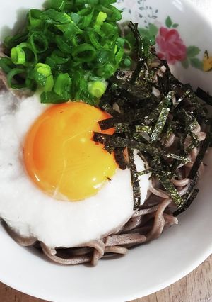 ☆★冷やし月見 山かけ蕎麦☆★-レシピのメイン写真