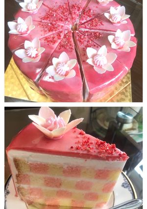 母の日のピンキーサンセバスチャンケーキ-レシピのメイン写真