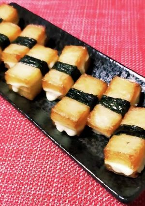 お酒と共に！揚げ蒲鉾チーズin焼き-レシピのメイン写真