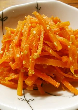 人参の胡麻味噌和え-レシピのメイン写真