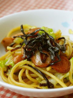 【簡単・美味】塩昆布スパゲッティ-レシピのメイン写真