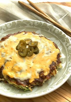 スパイシーなメキシカンお好み焼き-レシピのメイン写真
