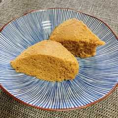 รูปของ 和風☆きなことおからパウダーの卵蒸しパン