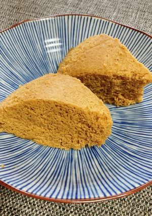 和風☆きなことおからパウダーの卵蒸しパン-レシピのメイン写真