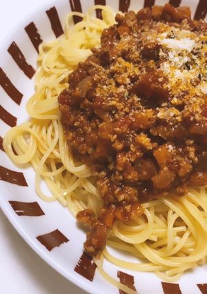 簡単で激うま !! ミートソースパスタ☆-レシピのメイン写真