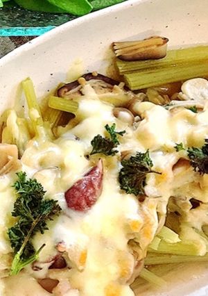 ふきとキノコのチーズ焼き-レシピのメイン写真
