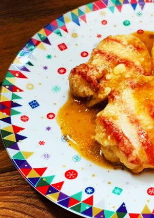 鶏むね肉の柔らか照り焼きピザ風-レシピのメイン写真
