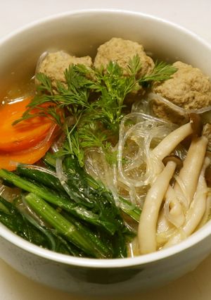 ケンチュー（タイの透明なスープ）-レシピのメイン写真
