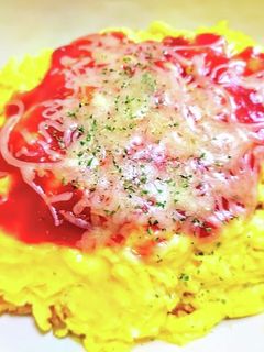 とろとろ半熟卵の チーズオムライス-レシピのメイン写真
