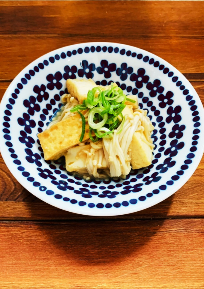 厚揚げとエノキの味噌バター煮-レシピのメイン写真