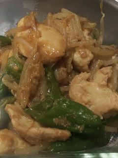 ししとうと鶏むねのゴマ味噌炒め-レシピのメイン写真