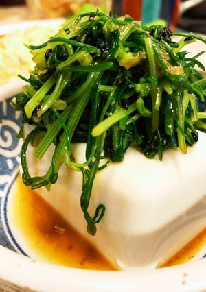 絹豆腐とおかひじきのわさび醤油和え-レシピのメイン写真