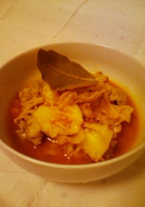 キャベツと豚肉の煮込みカレー風味-レシピのメイン写真
