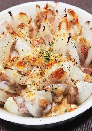 新玉ねぎのバラちー焼き-レシピのメイン写真