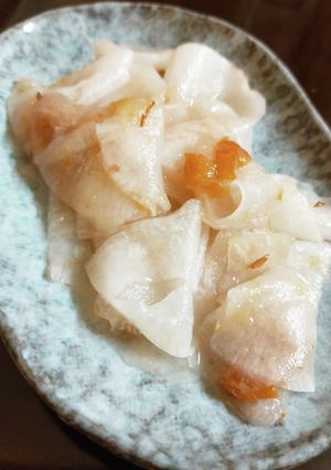 さっぱり！簡単！大根スライスの梅漬け-レシピのメイン写真