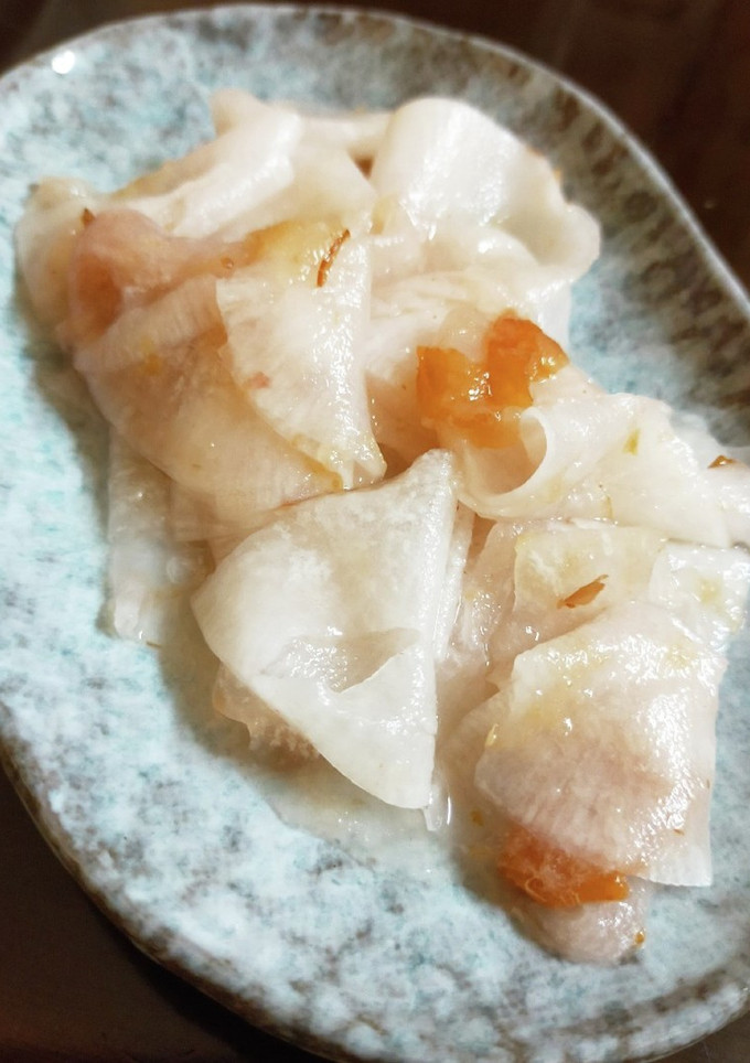さっぱり！簡単！大根スライスの梅漬け-レシピのメイン写真
