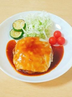 ご飯が進む☆チーズハンバーグ☆-レシピのメイン写真