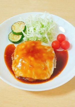 ご飯が進む☆チーズハンバーグ☆-レシピのメイン写真