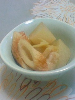大根とちくわのショウガ煮-レシピのメイン写真