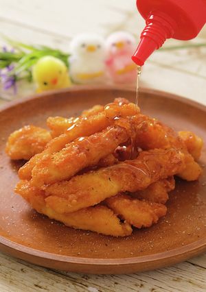 冷凍骨なしチキンで簡単ハニーバターチキン-レシピのメイン写真