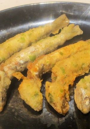 シコ(カタクチイワシ)の磯部揚げ-レシピのメイン写真