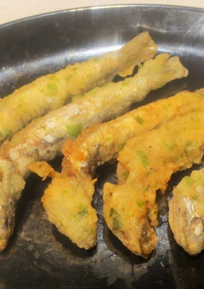 シコ（カタクチイワシ）の磯部揚げ-レシピのメイン写真