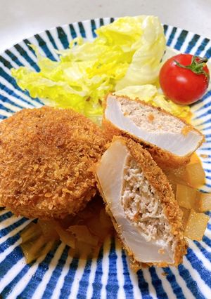 大根の肉詰めフライ-レシピのメイン写真