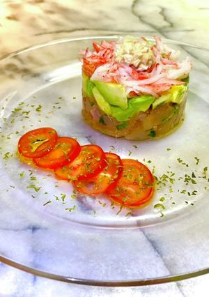 No2835マグロアボガド出汁ワサビ-レシピのメイン写真