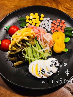 簡単 具だくさん 花畑 冷やし中華-レシピのメイン写真