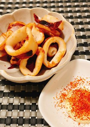 おつまみに！屋台風イカ焼き-レシピのメイン写真
