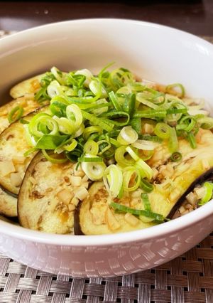レンジで簡単！ナスの紹興酒蒸し-レシピのメイン写真