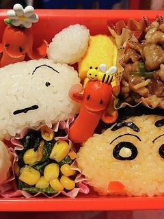 クレヨンしんちゃんおにぎり弁当!-レシピのメイン写真