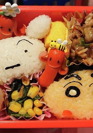 クレヨンしんちゃんおにぎり弁当！-レシピのメイン写真