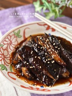 なすの粒マスタード照り焼き【作り置き】-レシピのメイン写真