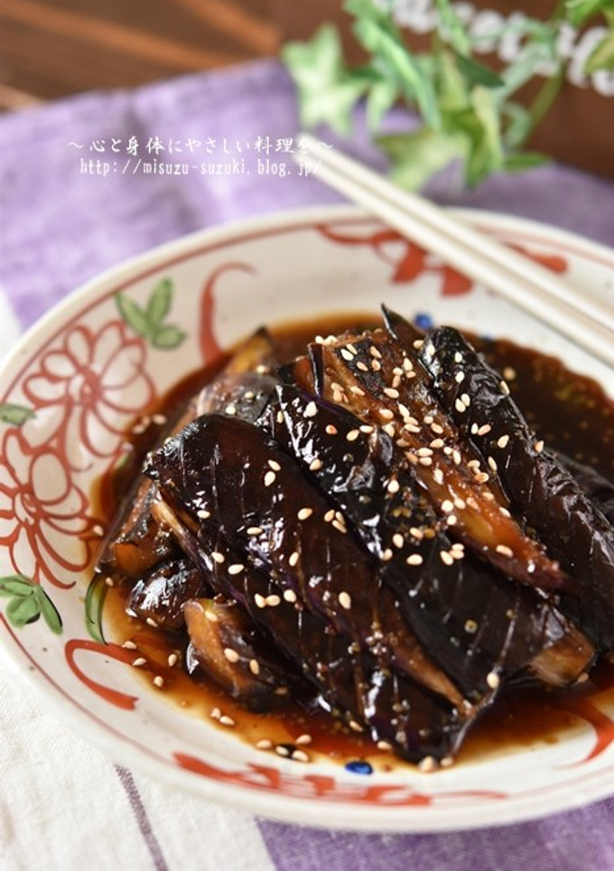 なすの粒マスタード照り焼き【作り置き】-レシピのメイン写真