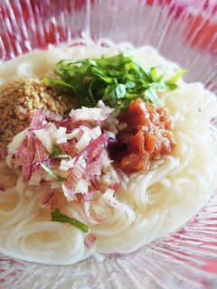 さっぱり梅そうめん【納豆で味変も!】-レシピのメイン写真