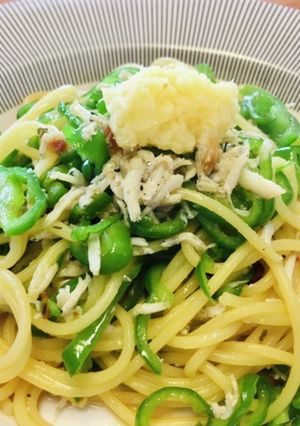 麺つゆ&生姜でシラスの和風ペペロンチーノ-レシピのメイン写真