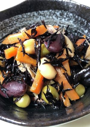 フライパンde10分ひじき煮☆-レシピのメイン写真