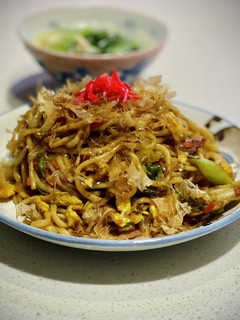 お家の残り物で野菜たっぷり焼きそば-レシピのメイン写真