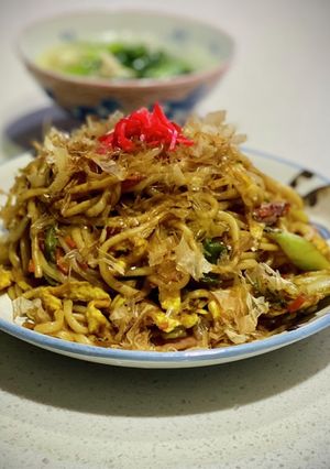 お家の残り物で野菜たっぷり焼きそば-レシピのメイン写真