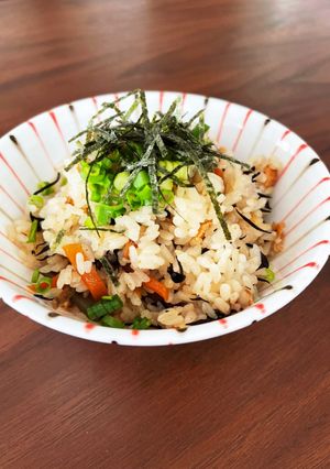 あまったら♡きんぴらde炊き込みご飯♡-レシピのメイン写真