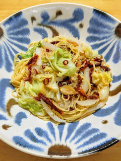 アンチョビソースとシラスで春野菜のパスタ-レシピのメイン写真
