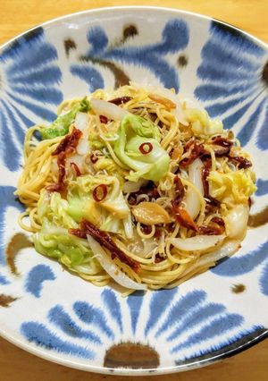 アンチョビソースとシラスで春野菜のパスタ-レシピのメイン写真