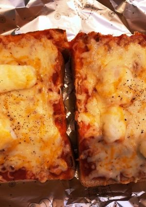 海鮮ピザトースト-レシピのメイン写真