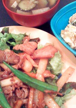 豚肉と長いものオイスターソテー-レシピのメイン写真