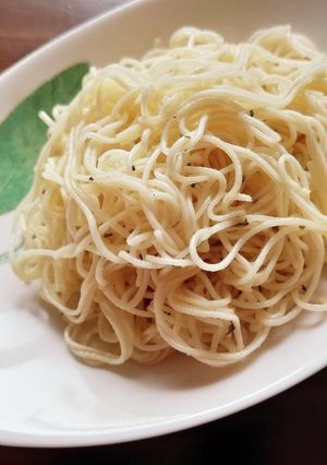 そうめんのオイルパスタ風-レシピのメイン写真
