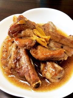 スペアリブの黒酢煮-レシピのメイン写真