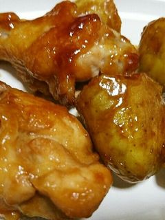 じゃがいもと鶏手羽元の甘辛炒め煮-レシピのメイン写真